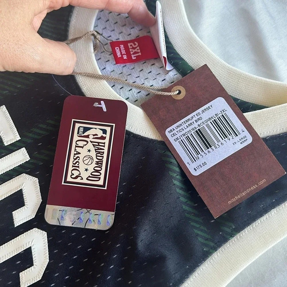 Celtics basketball shirt Larry Bird 33 NWTs - Picture 7 of 7